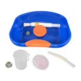 thumbnail image 2 of Bassin de Lit en wasasin, Cuve de Lavage pour Personnes Handicapées avec Gobelet à Brosse, 2 of 8