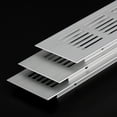 thumbnail image 3 of Bgsha 60mm Aluminium Rectangular Cabinet Wardrobe Air Vent Grille Ventilation-Cover, 3 of 8