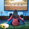 thumbnail image 1 of Mini LED Portable Projector, 1080P HD Support, USB/HDMI/AV Input, 30000H Lamp Life for Home Theater & Presentations, 1 of 9