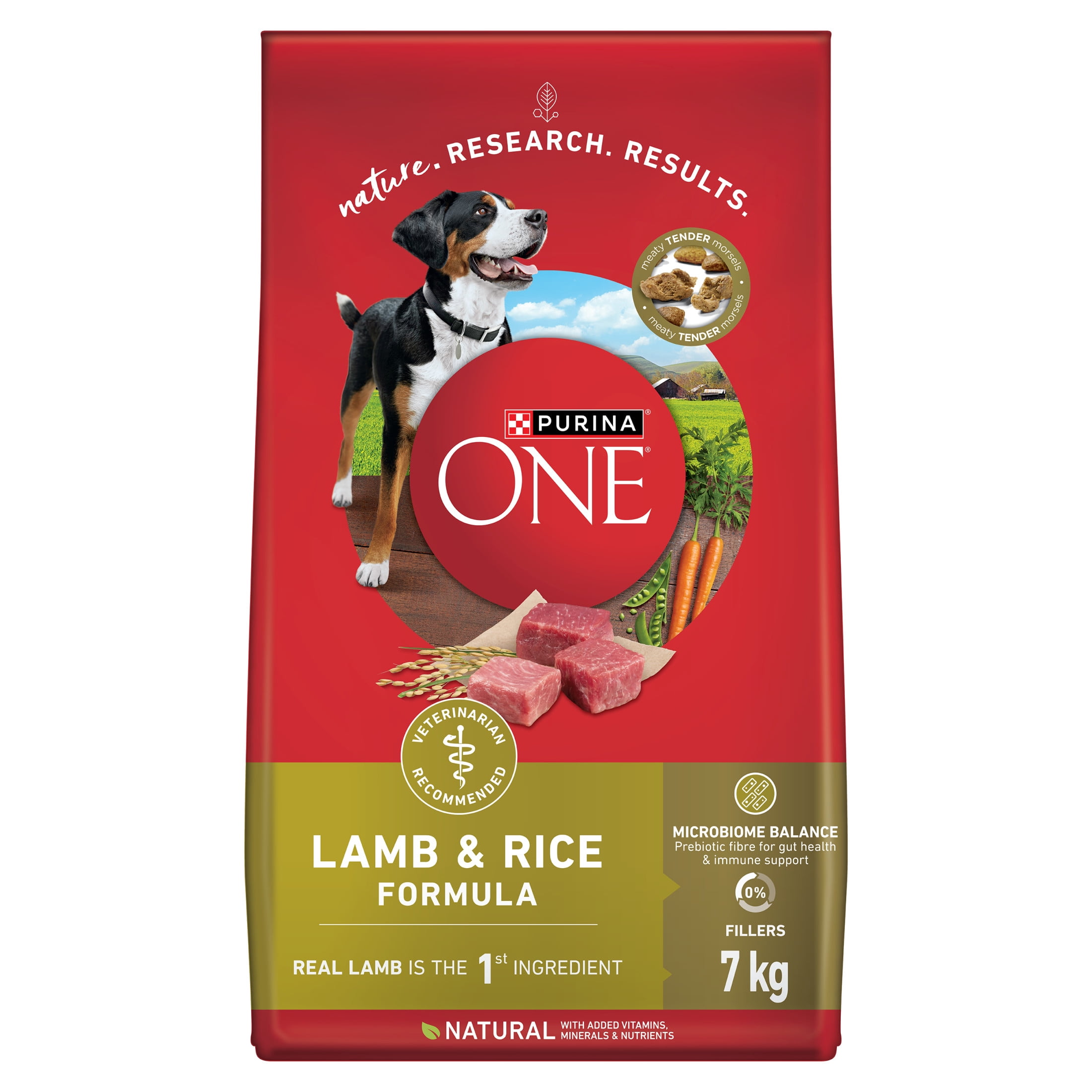 Purina ONE Formule Agneau & Riz, Nourriture Sèche pour Chiens 7kg