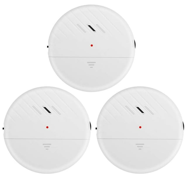 CHOK 3 PCS Window Alarm 125dB Glass Break Sensor Alarm Glass Break Detector Anti-Theft Vibration Sensor Alarm for Home Door Window