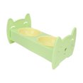 thumbnail image 4 of Dual Pet Food Bowl,  Large Capacity Dry Wet Separation Spill Proof Multipurpose Lightweight Double Dog Cat Bowl  For Pets For Home For Dogs Pink,Green,Orange, 4 of 8