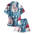 thumbnail image 4 of WEAIXIMIUNG Pajamas For Children Shirt And Pant Matching Set Sleepwear Set With Pockets For Christmas 6-7 Years, 4 of 4