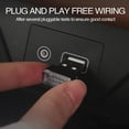 thumbnail image 5 of EGNMCR Automobile USB Atmosphere Lamp, LED Decoration Lamp, Interior Sole Lamp 1PC Ambient Light, 5 of 5