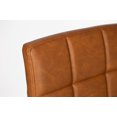 thumbnail image 3 of Bronte Living Leatherette Bar Stool with Adjustable Height, 360 Swivel Design, Comfortable Mid-Backrest, Pedestal Base with Footrest for Kitchen, Pub - Series Clementine - Set of 2, 3 of 6