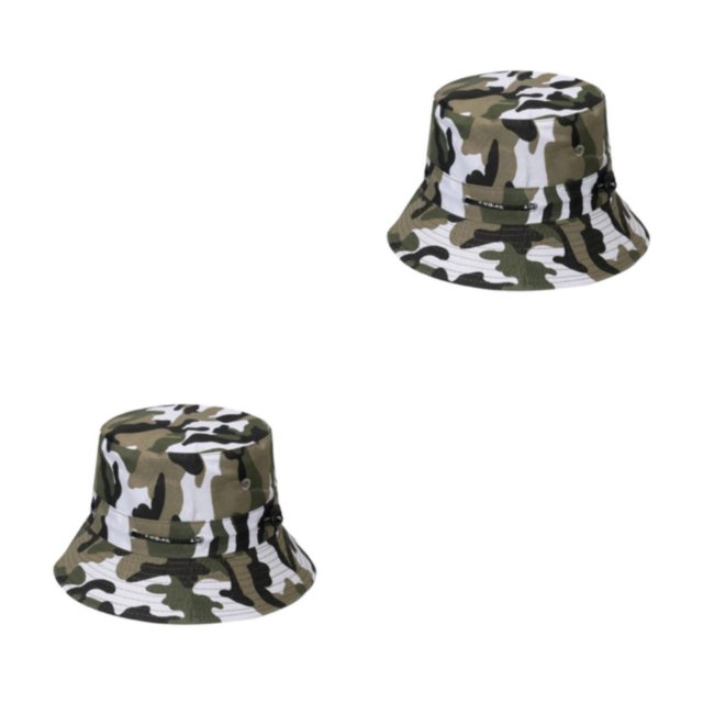 Thinsony Polyester Breathable Fisherman Cap For Sun Protection And Comfort Sunscreen Fisherman Cap Hat Summer disruptive pattern2 58cm 2Set
