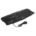 thumbnail image 4 of Ktaxon Cool Multimédia 3 Couleurs LED Rétroéclairage Lumineux USB Câblé Clavier de Jeu PC, 4 of 7
