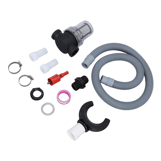 Rain Barrel Diverter Kit, Strong Plastic Material, Large Filtration System, Easy Rainwater Collection for Lawn and Garden, Water Collection System, Rainwater Barrel Connector