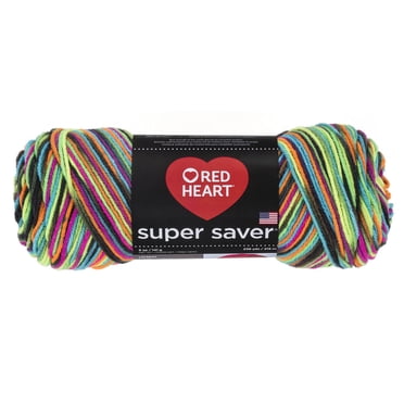 Red Heart® Super Saver® Yarn, Prints, Acrylic #4 Medium, 5oz/142g, 236 Yards