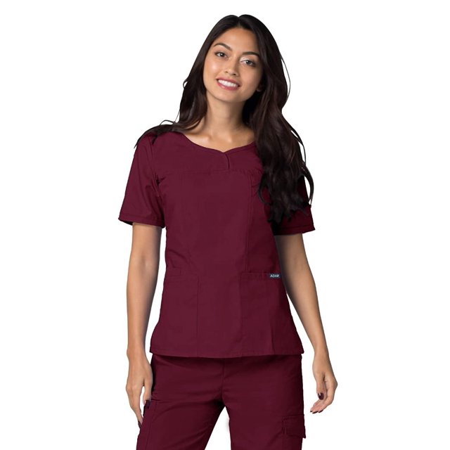 Adar Universal Scrubs For Women - V-Neck Scrub Top