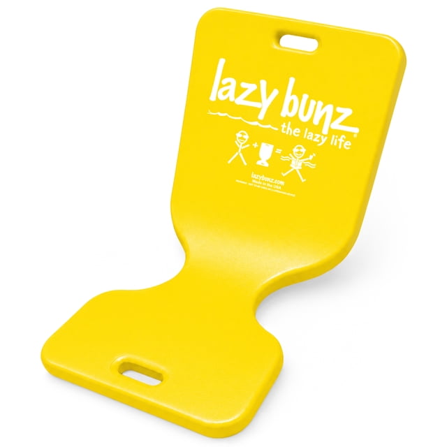 TRC Recreation Lazy Bunz Foam Saddle Swimming Pool Lounger Float, Yellow