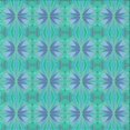 thumbnail image 1 of Ahgly Company Tapis d'Intérieur Lavable en Machine Carré Transitionnel Turquoise Bleu Vif, 7 Pieds Carré, 1 of 7