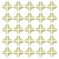 thumbnail image 2 of jifeng 100 Pieces Metal Book Corner Protectors Protection Folders Bags Corner Guard Gold, 2 of 9