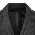 thumbnail image 2 of WREESH Autumn Cardigan Solid Color Personality Slim Button Everyday Casual Men's Sweater, 2 of 5