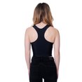 thumbnail image 3 of Underworks Womens Firm Compression Racerback Crop Top Chest Binder and Minimizer - Black - Medium, 3 of 4