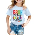 thumbnail image 1 of Children Fashion Casual Print Round Neck Loose Short Sleeve T Shirt Top, 1 of 4