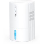 Dehumidifiers for Home, 35oz Dehumidifier for Bathroom with Auto Shut-off Auto Defrost, Whisper Quiet Dehumidifier for Bedroom Office RV Closet Wardrobe (White)