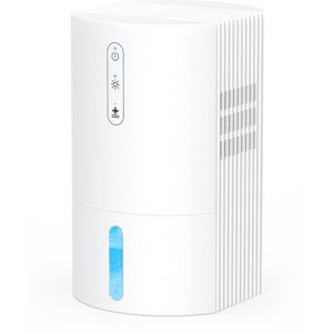 Dehumidifiers for Home, 35oz Dehumidifier for Bathroom with Auto Shut-off Auto Defrost, Whisper Quiet Dehumidifier for Bedroom Office RV Closet Wardrobe (White)