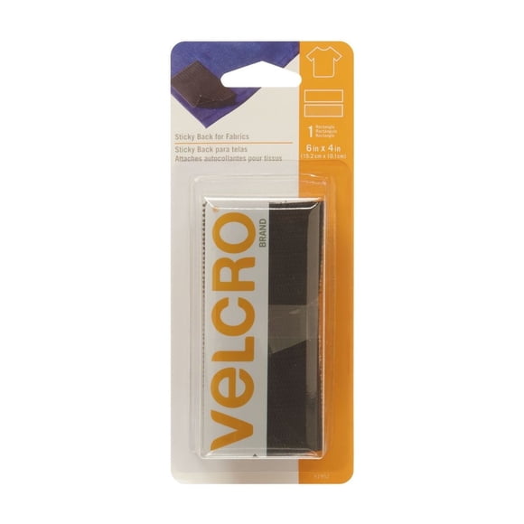 VELCRO® Brand Sticky Back™ for Fabrics Black Tape