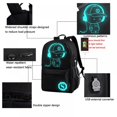 thumbnail image 2 of Outdoor Luminous Sports Backpack City Jogging Bags with USB Charge Port (Not Include Power)  Students Anti-theft Laptop Backpack, 2 of 12