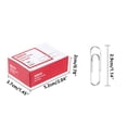thumbnail image 3 of SSZMDLB 100PCS Paper Clips, Metal Paper Clips Rust-Resistant for Office Study Supplies, File Organization, Document Sorting, Stationery Clips, Bulk Paper Clips, 3 of 9