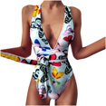 thumbnail image 2 of BEFOKA Maillot de Bain d'Été pour Femmes en Liquidation, Robe Bikini de Mode pour Femmes Aguichant à Dos Ouvert à Haute Élasticité, 2 of 4