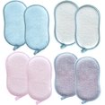 thumbnail image 1 of Éponge Vaisselle Lavable et Réutilisable (Lot de 8) - NOUVEAUX MODÈLES - Grattante - Microfibre et Écologique, 1 of 5