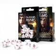 thumbnail image 1 of Q-workshop QWOSCLR26 dés Classiques Runic, Blanc & Rouge - Ensemble de 7, 1 of 1