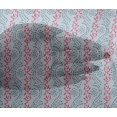 thumbnail image 4 of oneOone Viscose Chiffon Fabric Leaves & Floral Block Printed Fabric 1 Yard 42 Inch Wide, 4 of 4