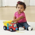 thumbnail image 3 of VTech Drop & Go Dump Truck - Toddler Toy, Construction Toy - English Version, 3 of 9