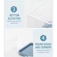 thumbnail image 4 of Produce Saver Containers for Refrigerator Stackable Fruit Storage Containers for Fridge,Vegetable Storage Keep Fresh for Lettuce,Salad,Berry, Salad,Meat and Fishfood Storage Containers, 4 of 6