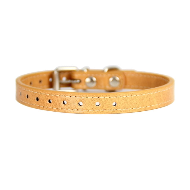 tredstone Durable et Durable Collier Chat - pour une Expérience Sans Souci Durable et Robuste PU Whelping Col Nouveau-Né Réglable Kaki 1 Pc