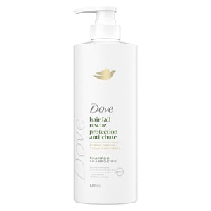 Dove Shampooing Soins bio-protéines de sauvetage des cheveux + Sérum lipidique, 530 ml