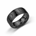thumbnail image 4 of Unique Men 4-color Rose Gold Titanium Steel Ring Letter DAD Ring, 4 of 6
