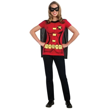 DC Comics Robin T-Shirt Women's Costume Set