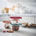 thumbnail image 2 of Rubbermaid TakeAlongs 2.9-Cup Square Food Storage Containers, Meal Prep Containers with Lids, Limited-Edition Blue Spruce, 4 Count, 2 of 4