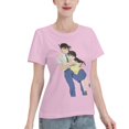 thumbnail image 2 of T-Shirt Basique à Manches Courtes pour Femmes Conan and Xiaolan, 2 of 6