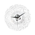 thumbnail image 2 of Acrylic Islamic Quartz Silent Wall Clock Muslim Eid Clocks Battery Operated Office Ramadan Silver, 2 of 8