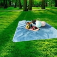 thumbnail image 3 of EGNMCR Camping & Hiking 78x78 Inches Wind Picnic Cloth Beach Mat Outdoor Mat Camping Watertight And Damp-proof Beach Portable Mat Light And Foldable Outdoor Camping Picnic Mat camping blanket, 3 of 5