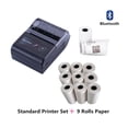 thumbnail image 3 of Wireless Portable Bluetooth Receipt Printer 58mm 2" Bluetooth Thermal Printers Label Maker For Stores Mini Bill Printer Supplies, 3 of 7