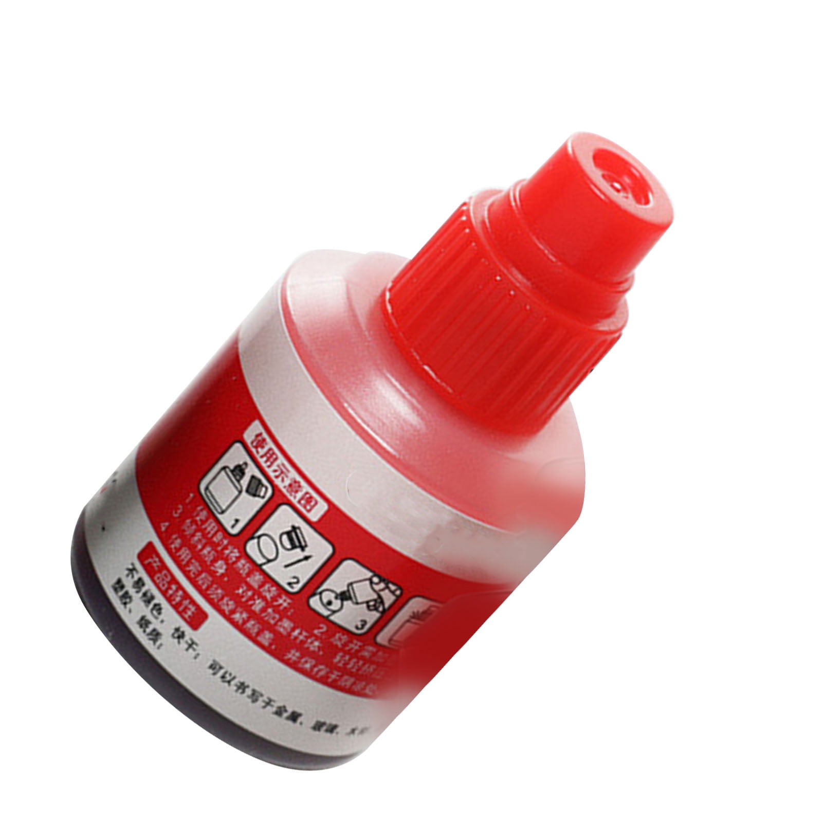 Marker Ink, Waterproof Quick Refilling Clear Writing Safe Marker Refill Ink  for Marker Pens Red