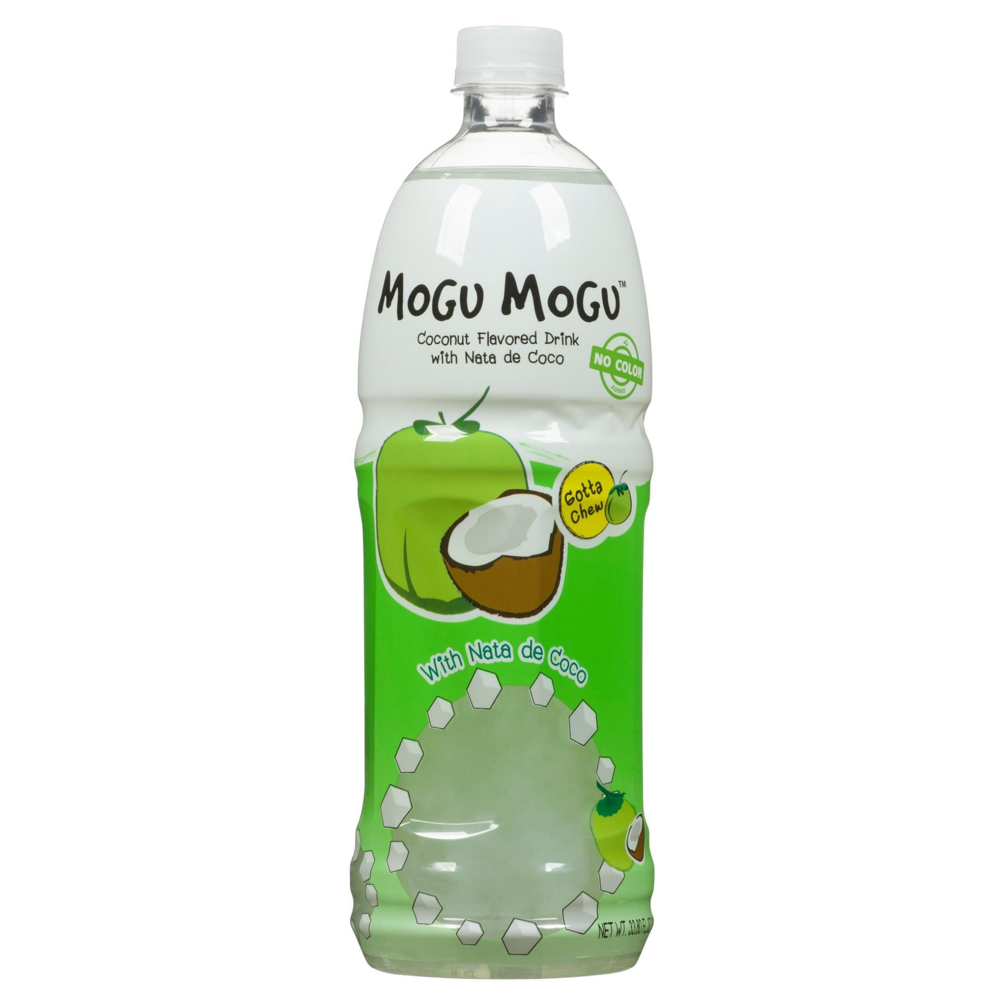 MOGUMOGU Boisson au Jus de Noix de Coco avec Nata de Coco