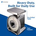 thumbnail image 4 of San Jamar Ms Series Mechanical Dial Scale Manual Food Scale with 2 Pound Capacity for Kitchens, Restaurants, And Cooking, Metal, 32 Ounces, Silver, 4 of 7