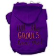 thumbnail image 1 of Tous les Goules Sérigraphie Chien Sweat à Capuche Violet XS (8), 1 of 1