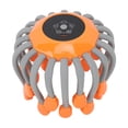 thumbnail image 1 of Masseur de Tête à Griffes Musical, Masseur de Tête à Griffes Électrique à Vibration, Décompression Réglable pour la Vie Quotidienne Orange, 1 of 7