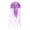 Purple, variant on Christmas Decorations Baby Toys,2*7.1inch Small Simulation Jellyfish Multi-color Fluorescent Simulation Jellyfish Swimming Pool Decoration Suitable for Swimming Pool Aquarium Fish