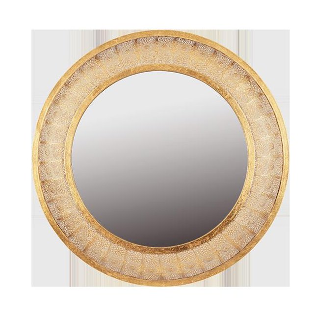 Kenroy Home 60371GLD Miroir Emmeline Rond&44; Or