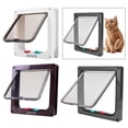 thumbnail image 2 of 4-Way Locking Frame Pet Supplies Small Dog Kitten Cat Flap, 2 of 8