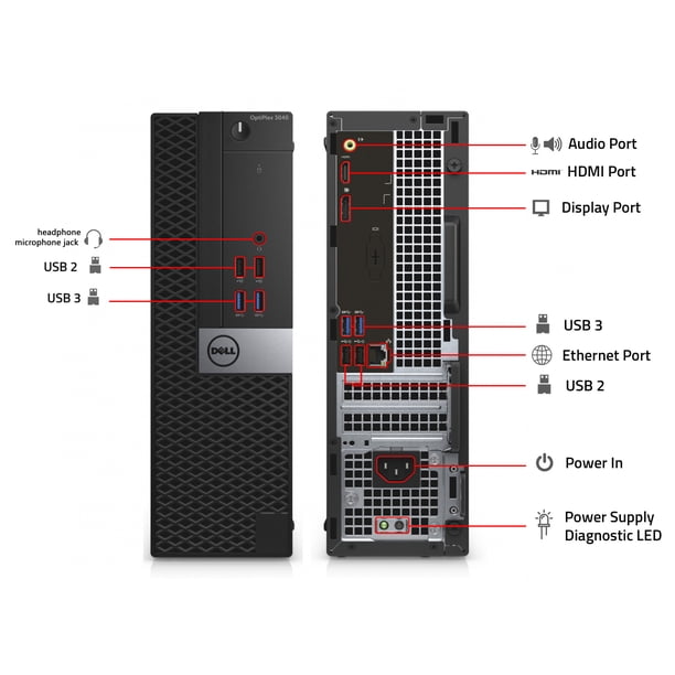 Dell Optiplex 3050 SFF Desktop Computer Intel i5 6th Gen 8GB RAM
