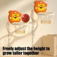 thumbnail image 4 of Orange Indoor Hanging Basketball Hoop With Scoring System Voice Feedback For Kids Training, 4 of 6